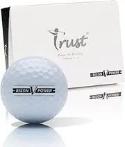 Trust Golf Ball, Bison X Power, 2024 K9 Model, for Swing Speed Above 105 Mph, Soft Feeling, Straight and Max Distance, Urethane Cover, (White, 12/48 Balls)