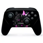 Nintendo Switch Pro Controller Skin Decal Vinyl Wrap - cute Kitty in black