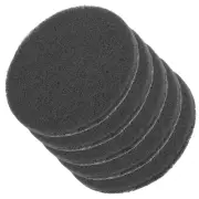 5pcs 5" 800 Grit Drill Powered Brush Buffing Scrub Pads Household Cleaning Tool