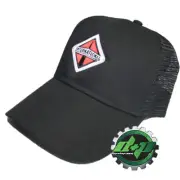 International Trucks Black Twill Mesh lightweight trucker snap back hat ball cap