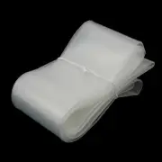 Heat Shrinkable Tube 45mm Inner Dia Transparent Wire Wrap Cable Sleeve 2M Long