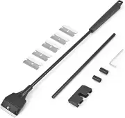 21" Handheld Fish Tank Scraper with 5 Stainless Steel Blades for Glass Aquariums