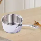 Soup Pot Saucepan with Handle Stainless Steel Small Milk Pot Baby Food