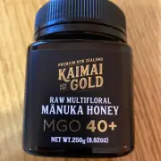 New KaiMai Gold Raw Multifloral Manuka Honey MGO 40+ 250g Exp.08/29