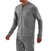 Skins Series-3 Men’S Warm Up Top Charcoal Running Activewear