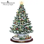 Thomas Kinkade Tabletop Tree With Lights, Motion And Music