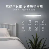 在飛比找momo購物網優惠-【KINYO】LED無線觸控磁吸燈 USB充電式觸控燈(白光