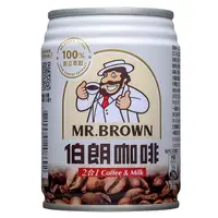 在飛比找屈臣氏網路商店優惠-MR.BROWN 伯朗 伯朗咖啡二合一-無糖240ml-箱購