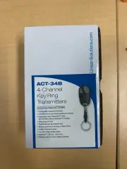 Linear ACT-34B 4-Channel Block Coded Key Ring Transmitter BOX OF 10