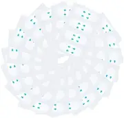 DRESSOOS 240Pcs Invisible Tape Skin Tape for Face Lifting Reshape V-line Reduce Fine Lines Easy to Use Result for Everyday Makeup