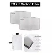 PM 2.5 Carbon Filter FaceMask 100pcs