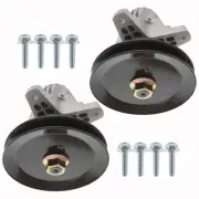 2 Pack Spindle Assembly W/Pulley Bolt Fit For Troy Bilt MTD 918-06991 618-06991