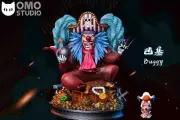 OMO Studio Anime One Piece Buggy Resin Figures Collection Statue In Stock