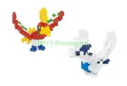 Set of 2 Ho-Oh, Lugia Educational DIY Model Mini Building Blocks…