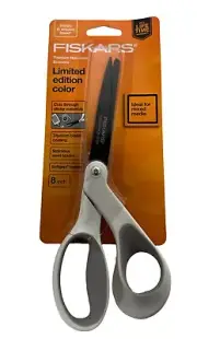 Fiskars Non-Stick Titanium Softgrip Scissors 8"- LIMITED COLOR HARD TO FIND