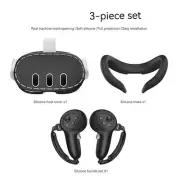 Silicone VR Shell Controller Grips Anti-Scratch Protective Cover for Quest 3
