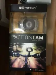 Emerson Action Cam HD digital video waterproof case helmet or bike mount