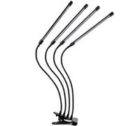 Grow Light 80 LED Growing Veg Flower Indoor Clip 40W Plant Lamp - 4 Head