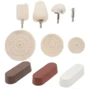 10pcs Polishing Buffing Wheels For Drill Bench Grinder Metal Finish