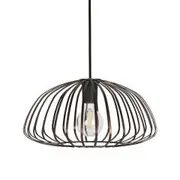 Eglo Lighting Espinal Pendant Light Large - Bronze Strip Cage