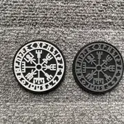 Viking Norse Lunavin Odin Compass, PVC Rubber Morale Patch for UBACS & Bergen
