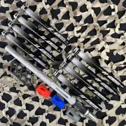 HK Army 15" LAZR Elite Fractal Barrel Kit Black Inserts - Silver - AC