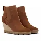SOREL Joan Uptown Waterproof Wedge Chelsea Boot, in Velvet Tan at Nordstrom Sz10