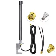 Bingfu 4G LTE Antenna 5dbi Fiberglass Aerial SMA&TS9 Cable For Vodafone O2 Three