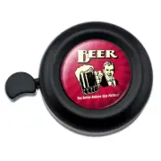 Beer You Better Believe Size Matters Funny Bicycle Handlebar Bike Bell