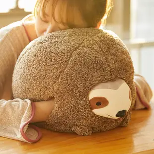 日本LIVHEART貓頭鷹玩偶暖手抱枕娃娃公仔毛絨玩具玩偶生日禮物