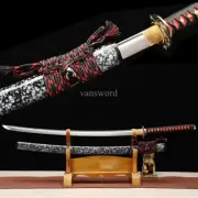 Japanese Katana HighQuality Manganese Steel Samurai Sword Full Tang Battle Ready