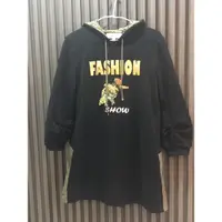 在飛比找蝦皮購物優惠-流行秀 FASHlON SHOW 洋裝 連帽洋裝 38號 百