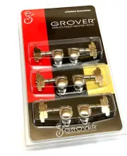Grover Nickel Super Roto-Grip Locking Guitar Tuners for Gibson LP/SG® 509N