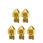 5pcs For Ender 3 PRO CR10 3D Printer 1.75mm 0.4mm MK8 Extruder Nozzles NEW