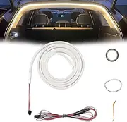 Dynamic Flowing Car Trunk Light Strip, Flexible Cuttable Trunk Led Light Strip, Waterproof Hood Dynamic Atmosphere Lights, for Cargo Area Or Interior Illumination Decoration