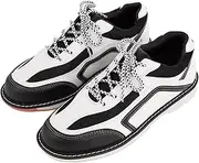 [JiuQing] Men's Bowling Shoes Indoor Sliding Sole Breathable Bowling Training Sneaker
