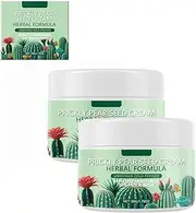 Prickly Pear Seed Cream,Herbal Formula Face & Body Moisturizer,for Smooth,Hydrated Skin,Nourish and Hydrate,Deep Hydration,for Men Women (2pcs)