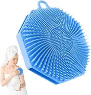Silicone Loofah, Double-Sided Silicone Scrubber, Gentle Bathing Accessories, Skin Exfoliator, Scalp Massager, Shower Sponges For All Kinds Of Skin