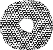HOLIDYOYO Donut Pillow for Ear Piercing Pillow Hole for Ear Cotton Pillow for Nap Office Home Use