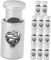Mipcase 12Pcs Nonskid Buckles for Barbecue Skewers Durable Clips for Secure Grilling Slip Design for BBQ and Kabob Cooking