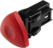 8200442724 Hazard Warning Light Switch Button Emergency Flasher Lamp Switch Fit for Renault Fit for Trafic Fit for Espace Fit for Laguna Fit for Vauxhall