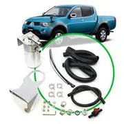 SAAS Oil Catch Can Kit - Suits Triton ML/MN 2.5L 2006 - 2015, ST3102-1015