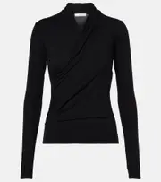 [Vince] Vince Fixed wrap top AU 14 black