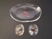 YEBISU Original Glass mini Tray ＆Chopsticks rest SAPPORO BEER 130th anniversary
