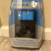 New! 2008 Dynex VHS-C Cassette Adapter Play VHS-C In Most VCRs