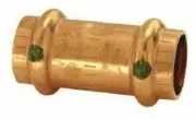 VIEGA PROPRESS 78052 ProPress Coupling With Stop, 3/4" x 3/4" Copper Fitting