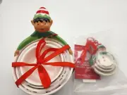 NEW! Holiday Time Christmas ELF Measuring Cups and Measuring Spoons. You get ALL