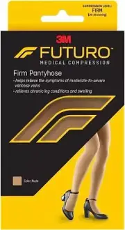 Futuro Women's Restoring Support Pantyhose Compression Nude Large 1 ct Pack of 6