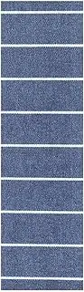 Amooorous Denim Blue Stripe Decorative Skateboard Grip Tape Design Non-Skid Scooter Griptape Waterproof Grip Tape Cruiser 33×9 Inch