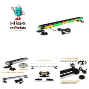 38.5" 78 LED Strobe Light Bar Double Side Flashing High Intensity Emergency W...